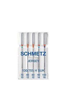 Голки Schmetz Jersey 130/705 H SUK Асорті № 70(1 шт), 80(2 шт), 90(1 шт), 100(1 шт) 1520 фото