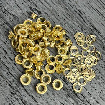 Люверс 5 мм Золото (Сталь) L№3Gold фото