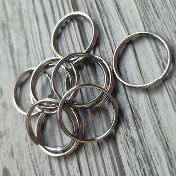Кільце для ключів дротове 20 мм Темний Нікель 4347BN фото