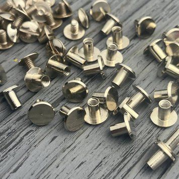Гвинт ремінний Нікель 6 мм VRN6mm фото