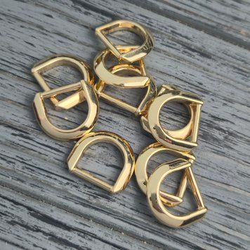 Півкільце 13х12х4 мм Лите Золото S1816 Gold фото