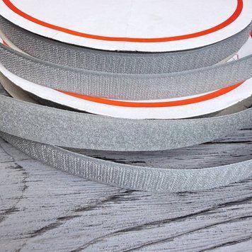 Липучка текстильна 50 мм Світло Сіра lightgray50mm фото