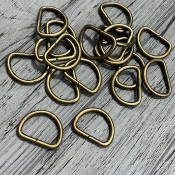 Напівкільце 25х16х3.9 мм Антик 25х16х3.9 Ant фото