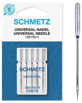 Голки Schmetz Universal 130/705 H № 100 (уп.5 шт.) 1540 фото