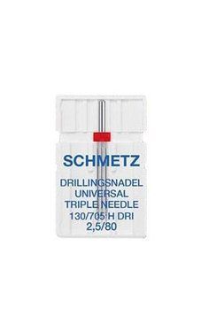Голки Schmetz Triple universal 130/705 H DRI № 2,5/80 (уп.1 шт.) 1542 фото