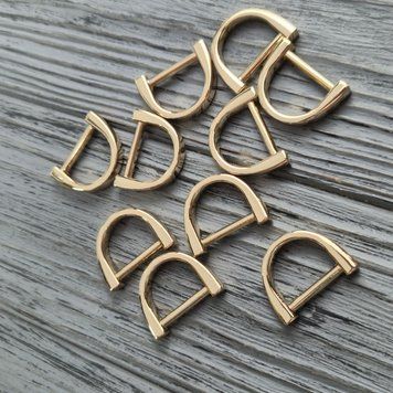 Півкільце 20х15х5 мм Лите Золото 20х15х5  мм GOLD фото