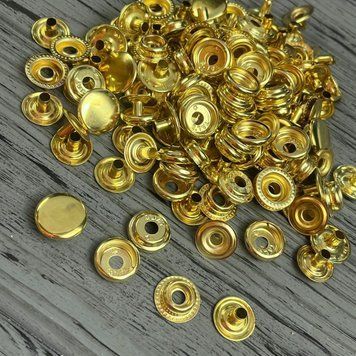 Кнопка Каппа 15 мм Золото (61) (50 шт) K61 Gold фото
