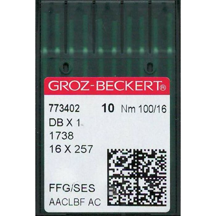 Голки GROZ-BECKERT  DB*1 № 100 FFG (уп.10шт.)