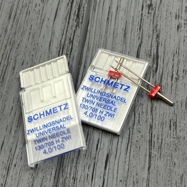 Подвійна голка Schmetz Twin universal 130/705 H ZWI № 4.0/100 (уп.1 шт.)