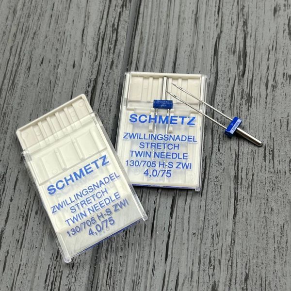 Подвійна голка Schmetz Twin stretch 130/705 H-S ZWI № 4.0/75 (уп.1 шт.)
