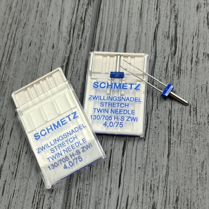 Подвійна голка Schmetz Twin stretch 130/705 H-S ZWI № 4.0/75 (уп.1 шт.)