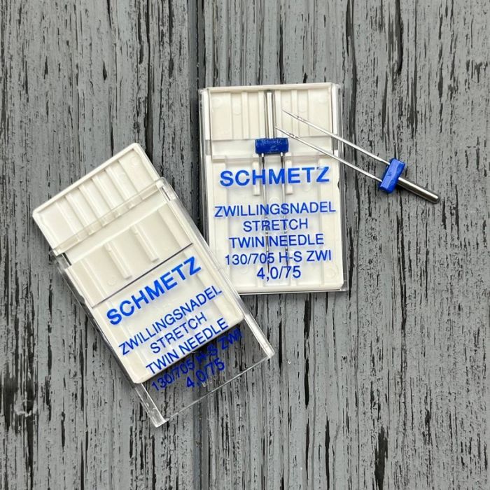Подвійна голка Schmetz Twin stretch 130/705 H-S ZWI № 4.0/75 (уп.1 шт.)