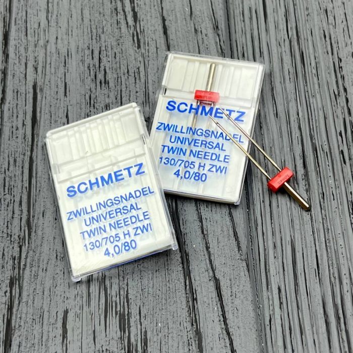 Подвійна голка Schmetz Twin universal 130/705 H ZWI № 4.0/80 (уп.1 шт.)
