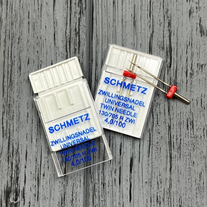 Подвійна голка Schmetz Twin universal 130/705 H ZWI № 4.0/100 (уп.1 шт.)