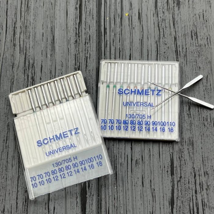 Голки Schmetz Universal 130/705 H № 70(3 шт), 80(3 шт), 90(2 шт), 100(1 шт), 110(1 шт)