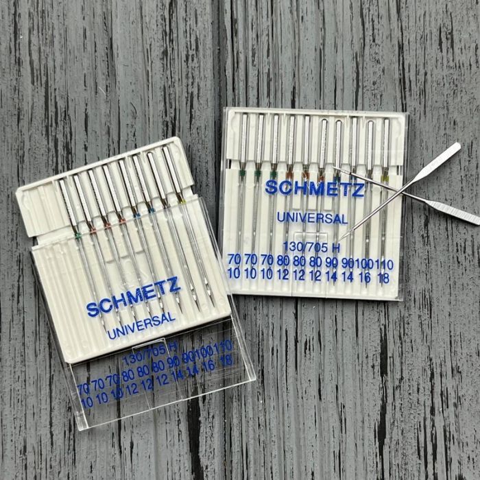 Голки Schmetz Universal 130/705 H № 70(3 шт), 80(3 шт), 90(2 шт), 100(1 шт), 110(1 шт)