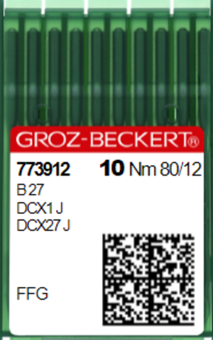 Голки для оверлока GROZ-BECKERT B27/DC*27 № 120 FFG (уп.10шт.)
