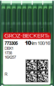 Голки GROZ-BECKERT DB*1 № 100 R (уп.10шт.)