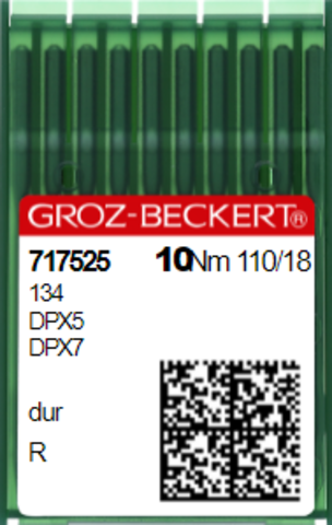 Голки GROZ-BECKERT DP*5 № 160 R (уп.10шт.)