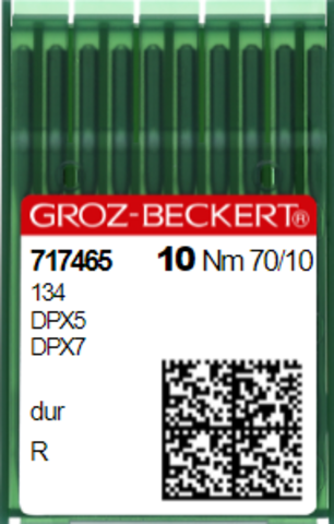 Голки GROZ-BECKERT DP*5 № 70 R (уп.10шт.)