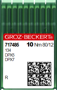 Голки GROZ-BECKERT DP*5 № 80 R (уп.10шт.)