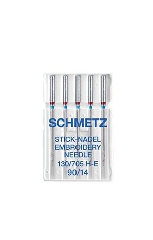 Голки для вишивання Schmetz Embroidery 130/705 H-E № 90 (уп. 5 шт.)