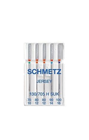 Голки Schmetz Jersey 130/705 H SUK Асорті№ 70(1 шт), 80(2 шт), 90(1 шт), 100(1 шт)