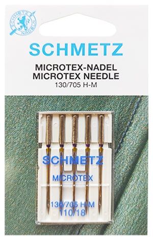 Голки Schmetz Microtex 130/705 H-M №110 (уп.5 шт.)