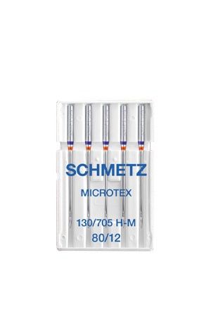 Голки Schmetz Microtex 130/705 H-M №80 (уп.5 шт.)