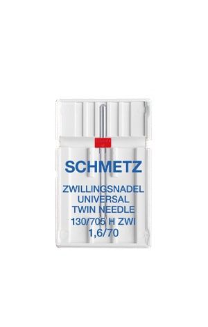 Подвійна голка Schmetz Twin universal 130/705 H ZWI № 1,6/70 (уп.1 шт.)