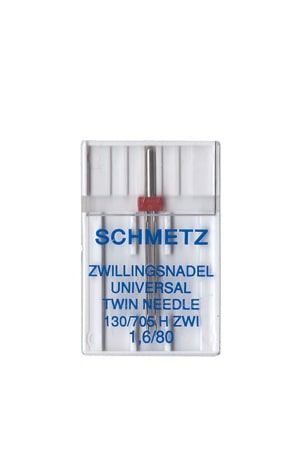Подвійна голка Schmetz Twin universal 130/705 H ZWI № 1,6/80 (уп.1 шт.)