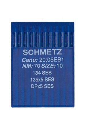 Голки Schmetz DPx5 №70/10  SES (уп.10шт)