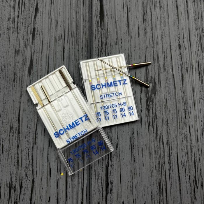 Голки Schmetz Stretch 130/705 H-S Асорті № 75(3 шт), 90(2 шт)