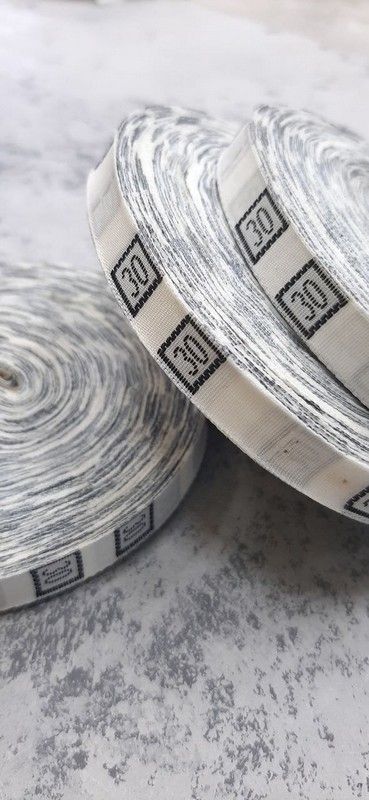 Розміри для одягу 30 Білий (Тканиний)