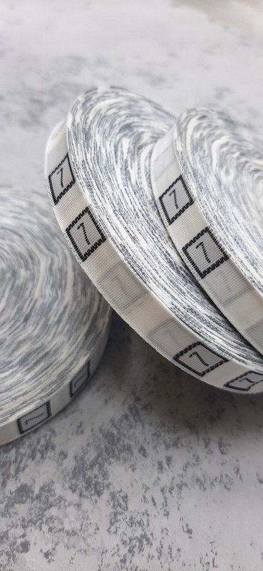 Розміри для одягу 7 Білий (Тканиний)