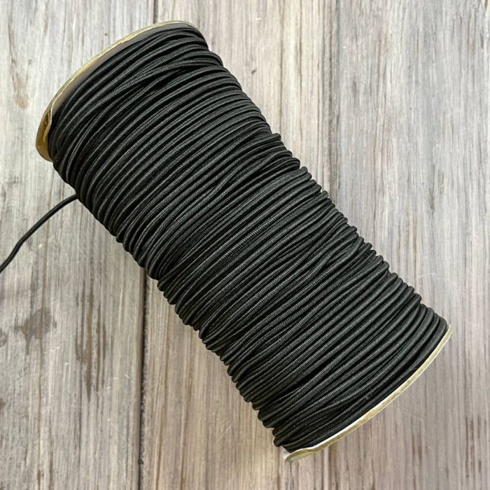 Шнур гумка 3 мм Чорна (100 м)