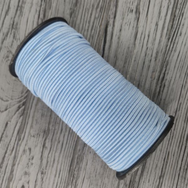 Шнур гумка 3 мм Блакитна (100 м)