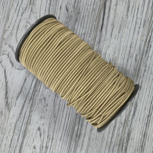 Шнур гумка 3 мм Койот (100 м)